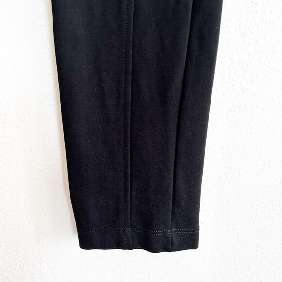 Clara Sun Woo Black Ponte Slim Ankle Pull On Pants - Picture 3 of 8